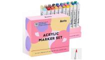Akriliniai markeriai - flomasteriai ARRTX 30D, 30 spalvų